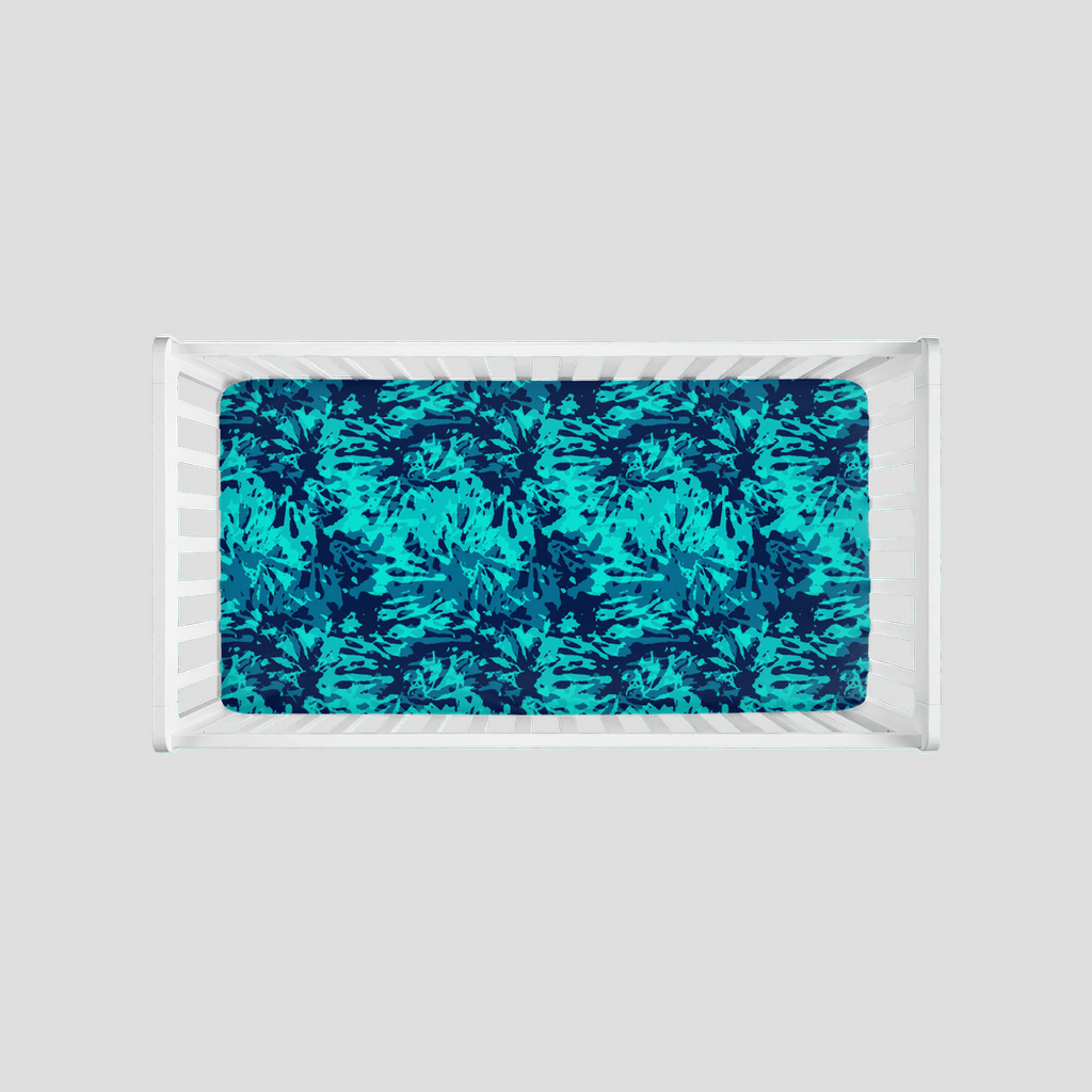 Tide Jersey Knit Crib Sheet - Mavella Boutique