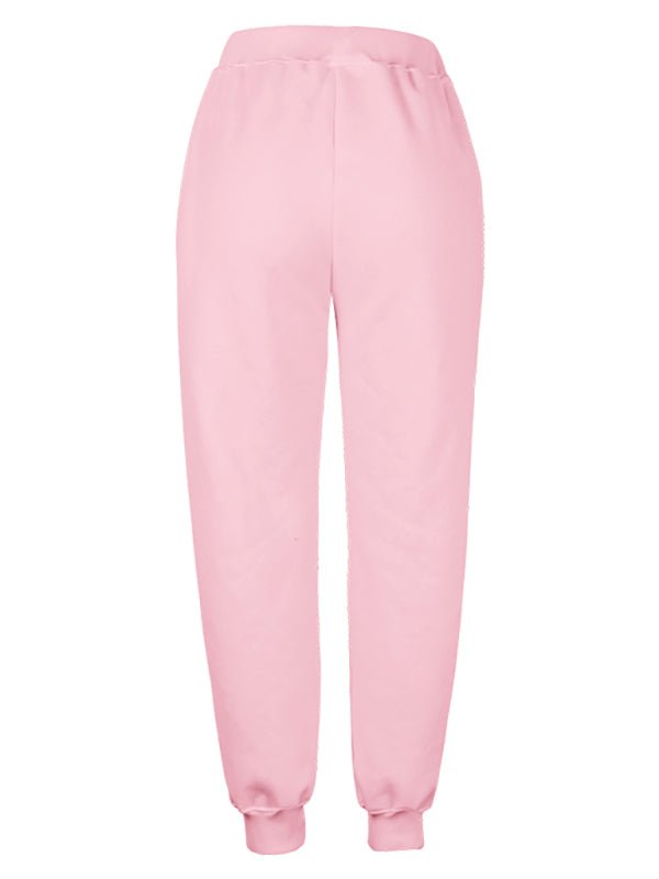 Women's Casual Cotton Loose Pocket Sports Pajama Pants - Mavella Boutique