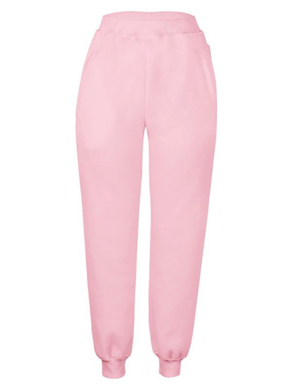 Women's Casual Cotton Loose Pocket Sports Pajama Pants - Mavella Boutique