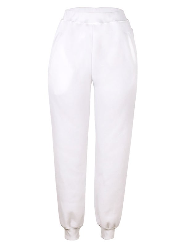 Women's Casual Cotton Loose Pocket Sports Pajama Pants - Mavella Boutique
