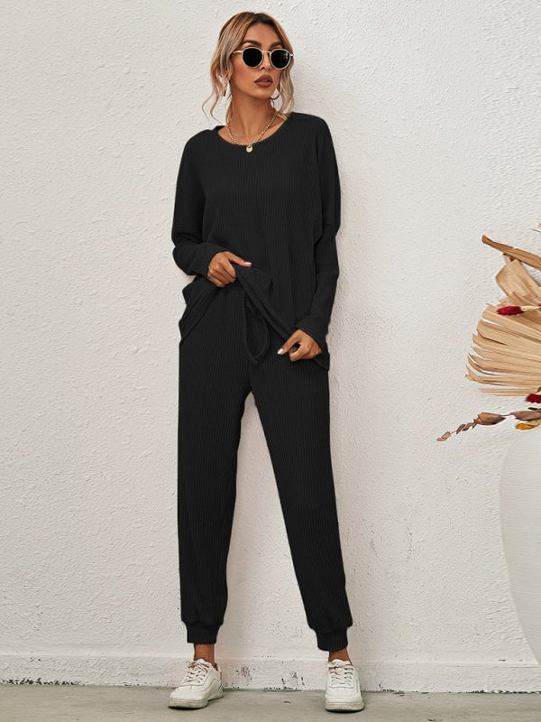 Women's Long - Sleeved Loose Loungewear Pajamas - Mavella Boutique