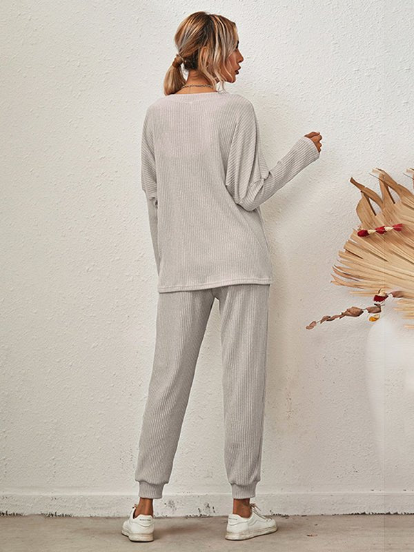 Women's Long - Sleeved Loose Loungewear Pajamas - Mavella Boutique