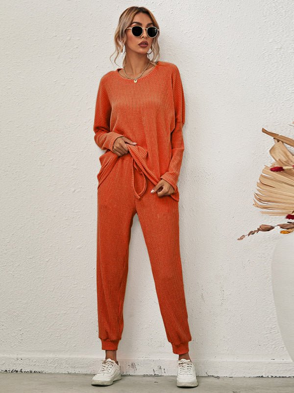 Women's Long - Sleeved Loose Loungewear Pajamas - Mavella Boutique