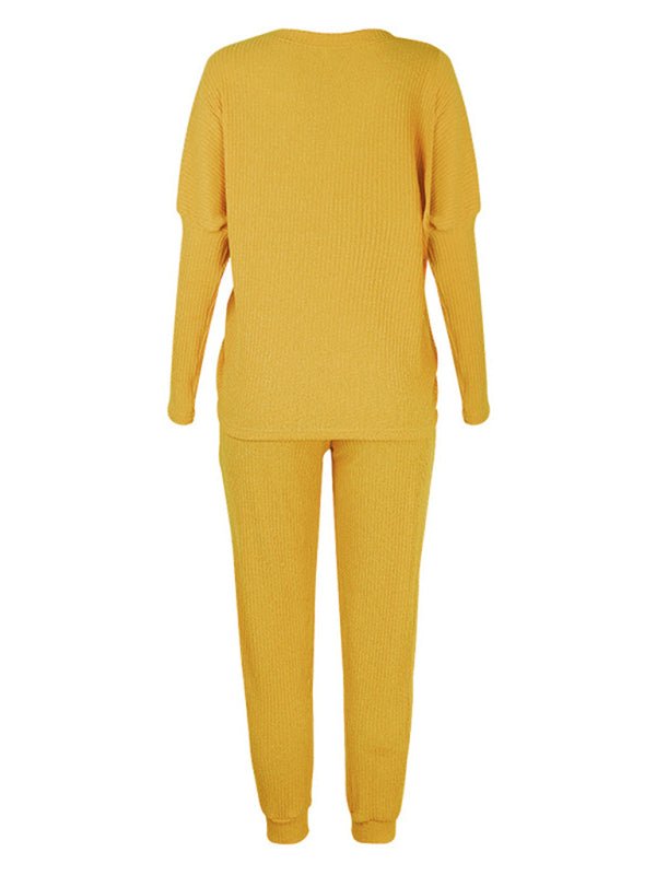 Women's Long - Sleeved Loose Loungewear Pajamas - Mavella Boutique