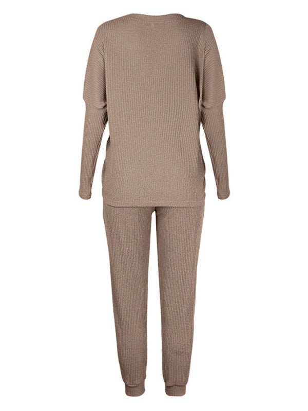 Women's Long - Sleeved Loose Loungewear Pajamas - Mavella Boutique
