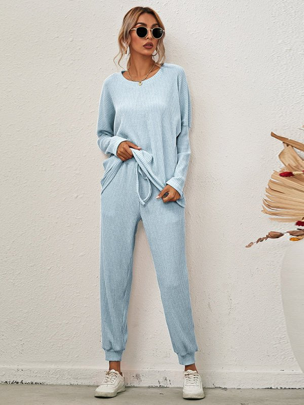 Women's Long - Sleeved Loose Loungewear Pajamas - Mavella Boutique