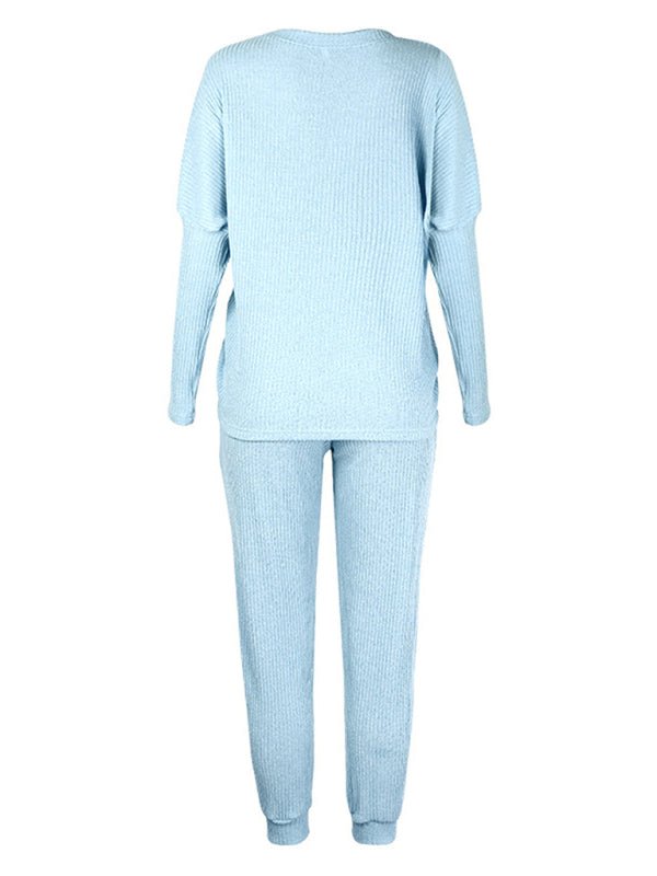Women's Long - Sleeved Loose Loungewear Pajamas - Mavella Boutique