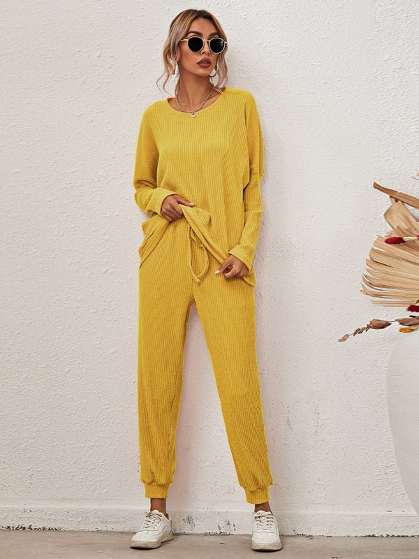 Women's Long - Sleeved Loose Loungewear Pajamas - Mavella Boutique