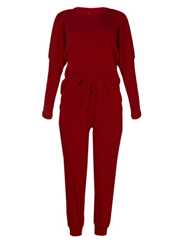 Women's Long - Sleeved Loose Loungewear Pajamas - Mavella Boutique