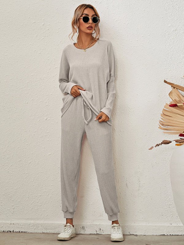 Women's Long - Sleeved Loose Loungewear Pajamas - Mavella Boutique