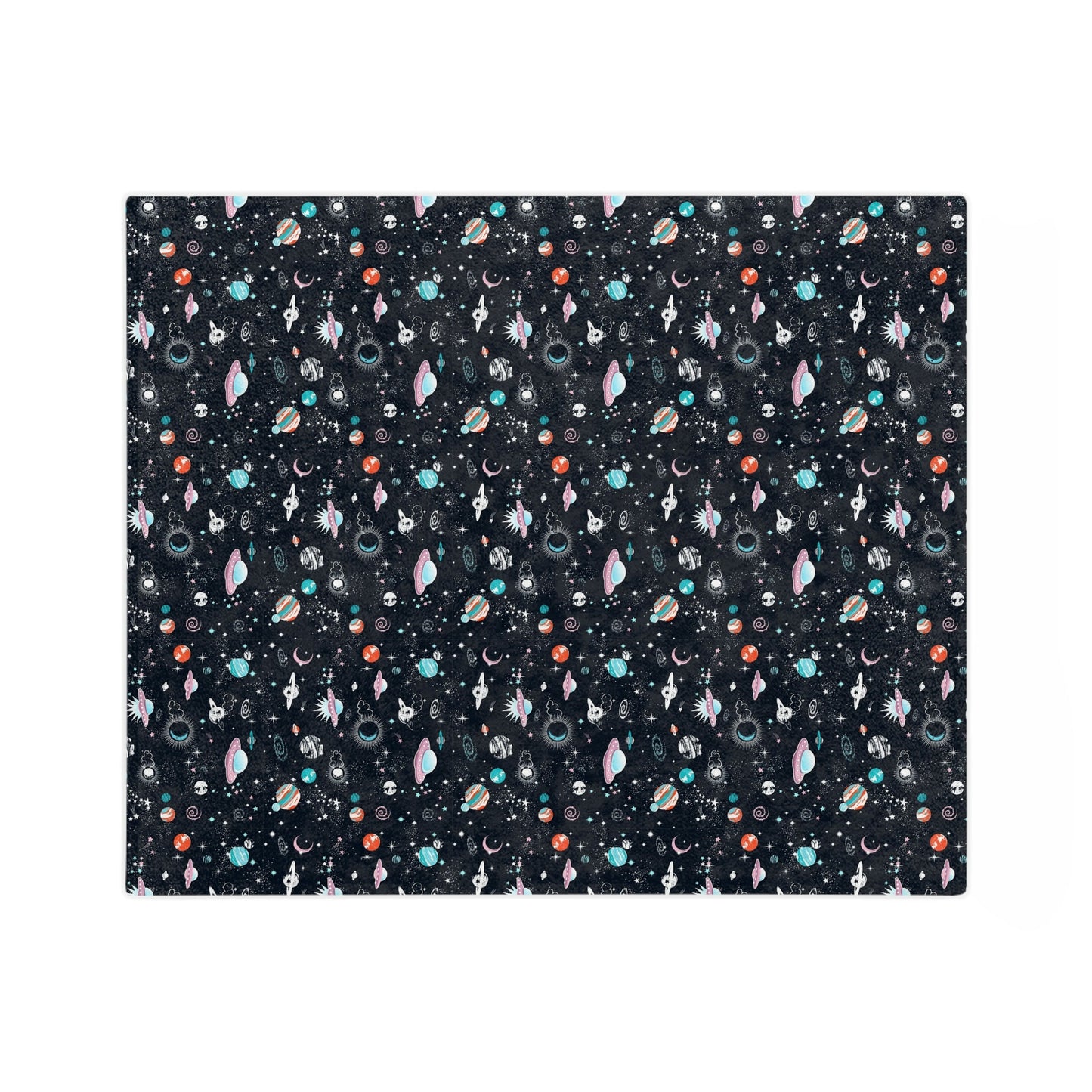 Spaced Out Velveteen Minky Blanket - Mavella BoutiqueHome Decor