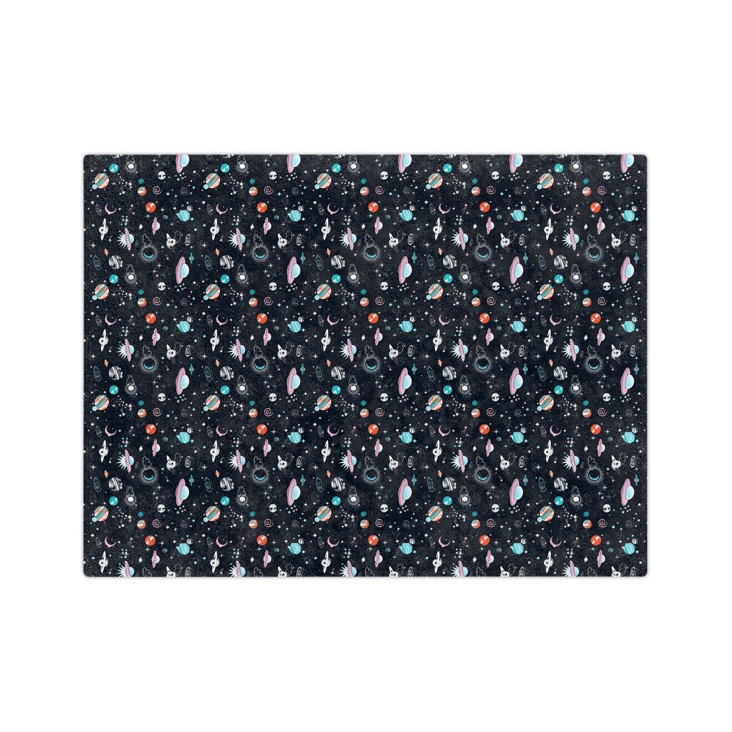 Spaced Out Velveteen Minky Blanket - Mavella BoutiqueHome Decor