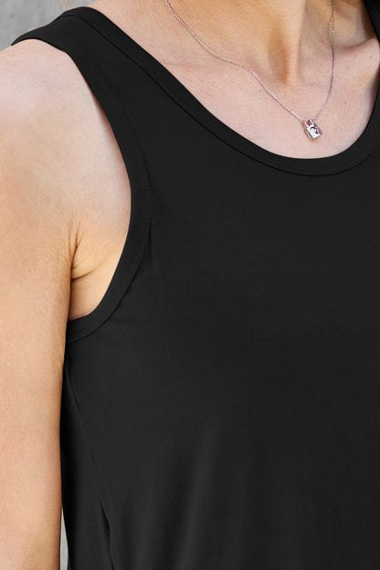 Basic Bae Full Size Round Neck Curved Hem Tank - Mavella BoutiqueWomen’s Daywear