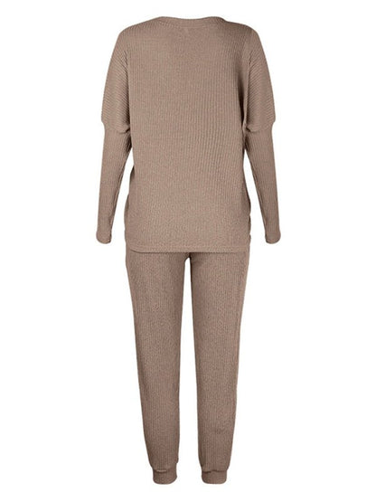 Women's Long - Sleeved Loose Loungewear Pajamas - Mavella Boutique