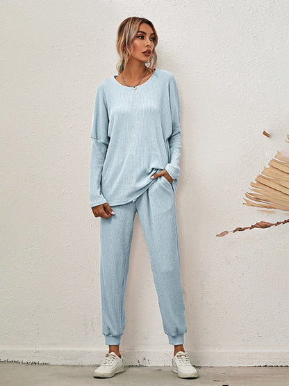 Women's Long - Sleeved Loose Loungewear Pajamas - Mavella Boutique