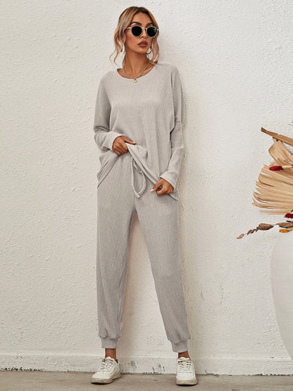 Women's Long - Sleeved Loose Loungewear Pajamas - Mavella Boutique