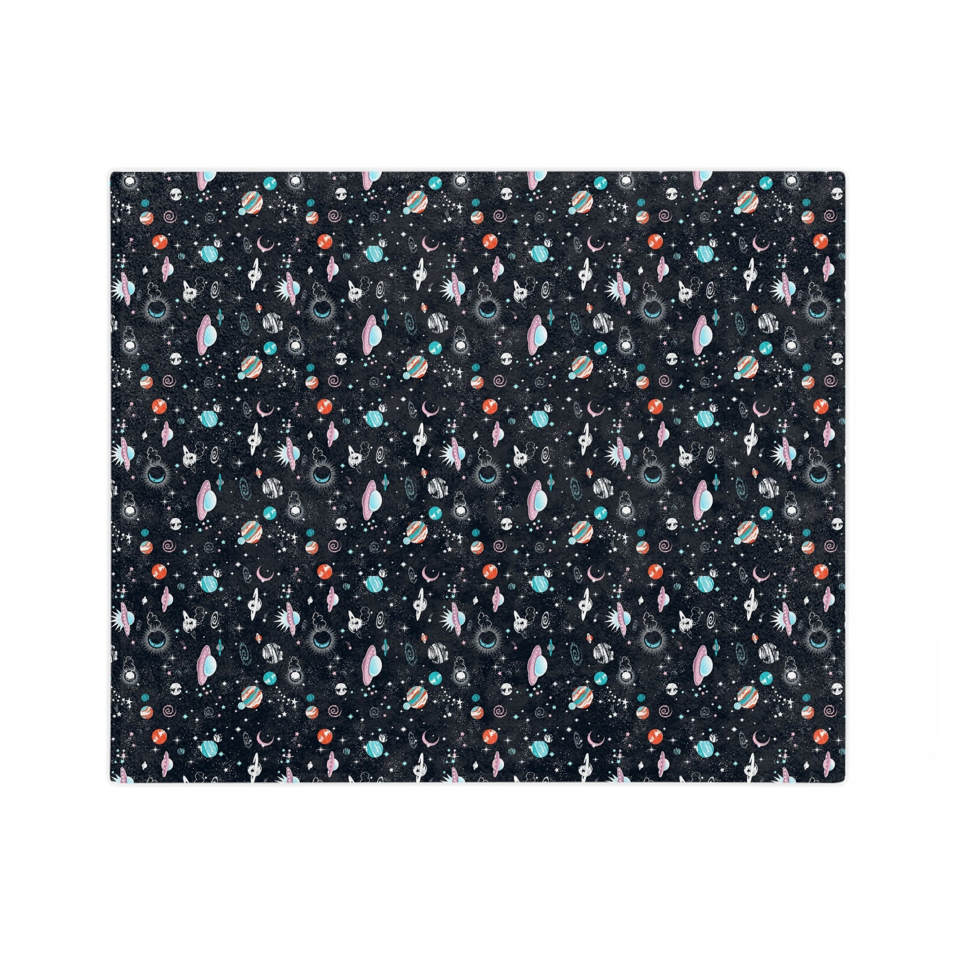 Spaced Out Velveteen Minky Blanket - Mavella BoutiqueHome Decor