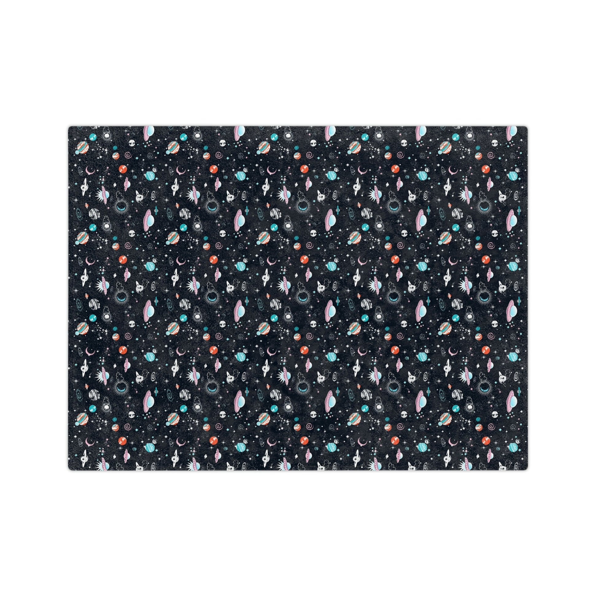 Spaced Out Velveteen Minky Blanket - Mavella BoutiqueHome Decor